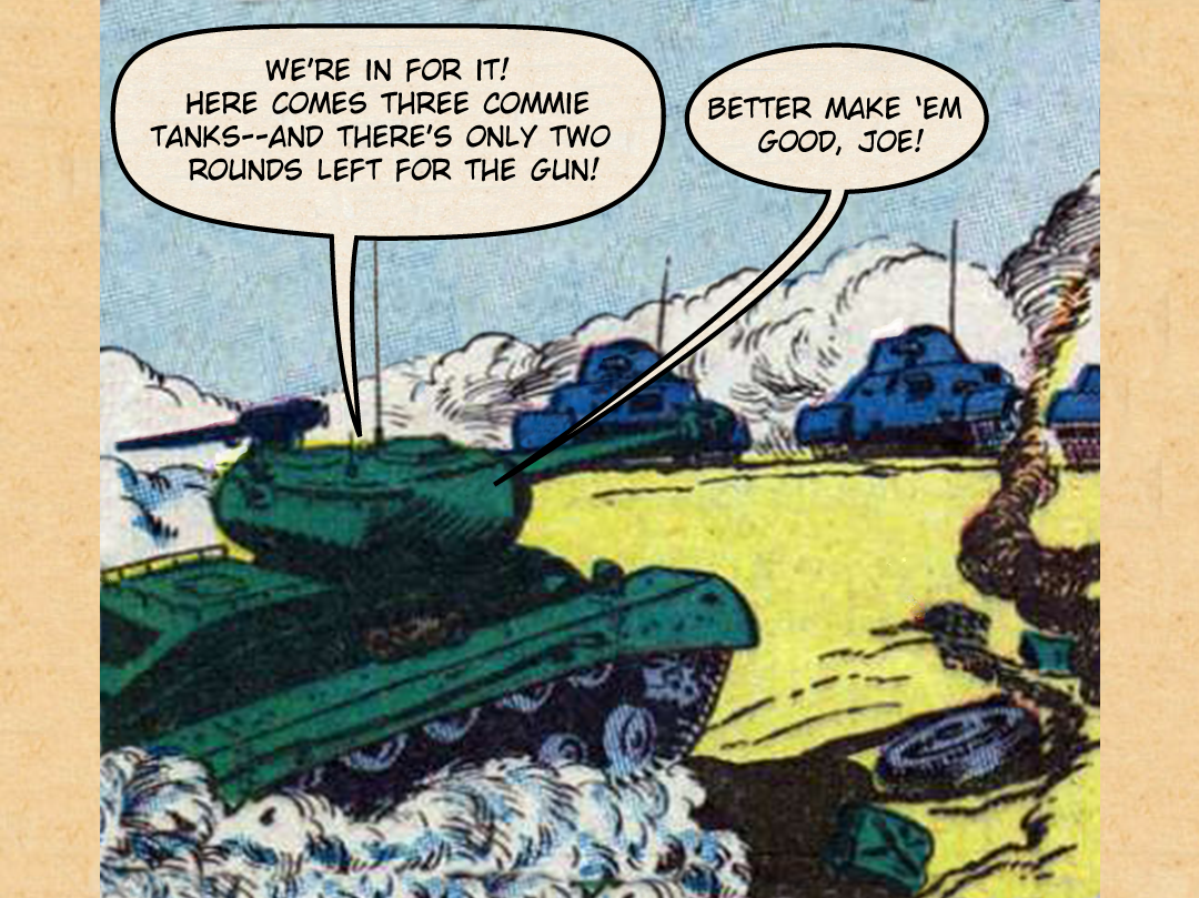 The Armored Whirlwind #1 - Betsy vs 3 Commie Tanks panel 6